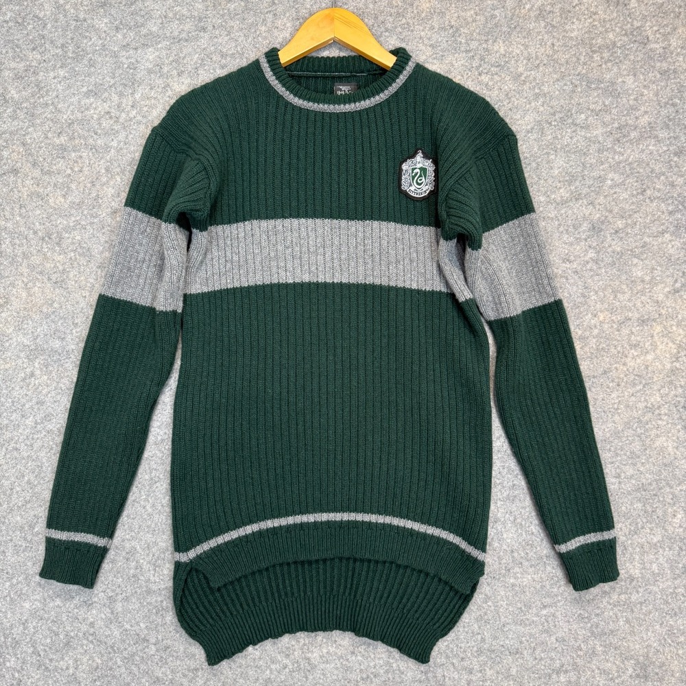 Wizarding World Harry‎ Potter Slytherin Wool Sweater Large Unisex Wool Scotland